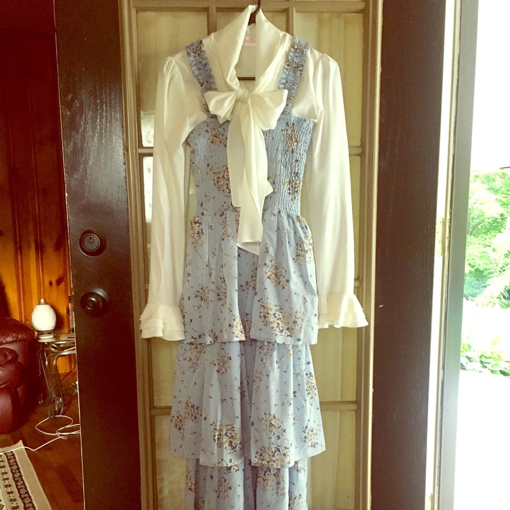 Dillard’s Maxi Dress with Blouse